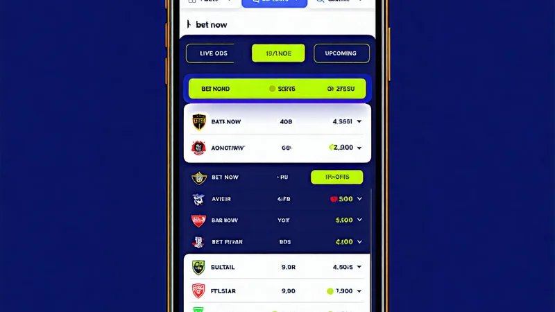 Giao diện thể thao i9bet, i9bet41 trên ứng dụng di động