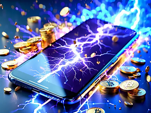 Hình ảnh thể hiện tốc độ giao dịch nhanh chóng trên ứng dụng i9bet, với tiền tệ và biểu tượng tốc độ