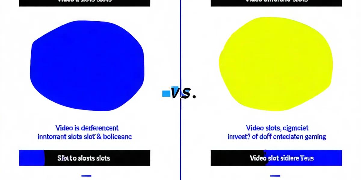 Bảng so sánh trực quan giữa máy đánh bạc cổ điển và video slots