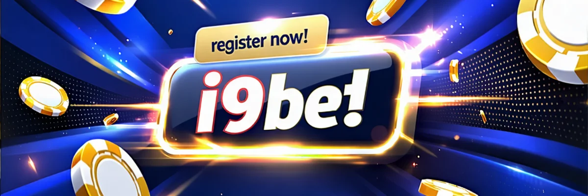 Hình ảnh banner khuyến khích đăng ký tài khoản i9bet để chơi slot