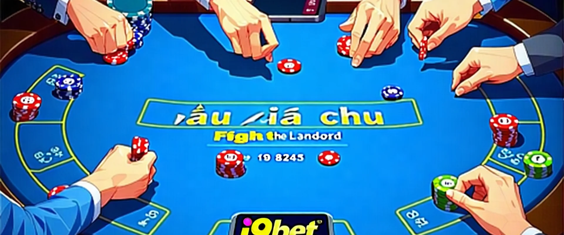 Hình ảnh minh họa bàn chơi Đấu Địa Chủ sôi động tại i9bet