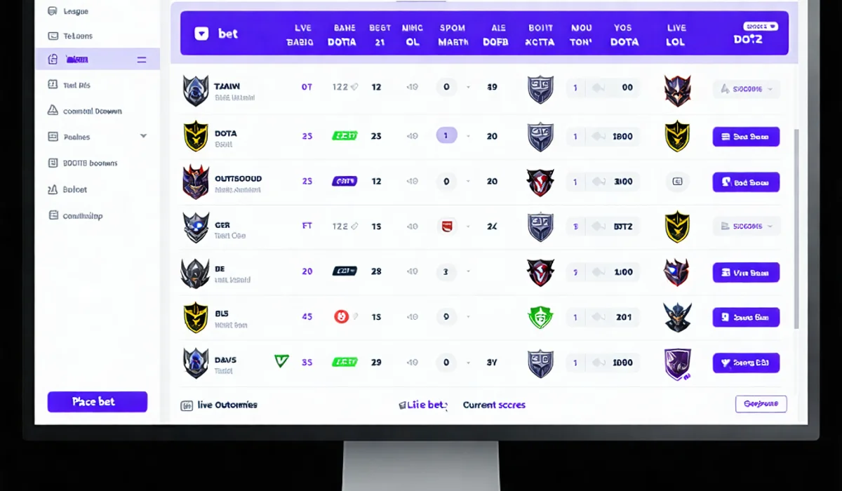 Giao diện cá cược Esport trực quan của i9bet