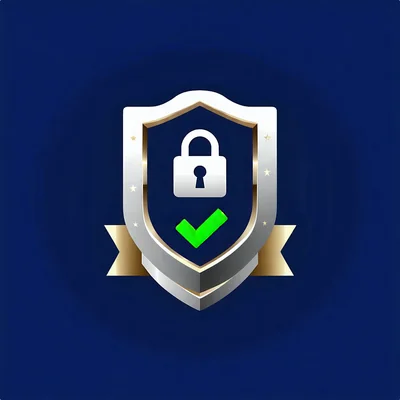 Biểu tượng chứng nhận an toàn và công bằng, thể hiện cam kết của i9bet, i9bet41, nhà cái uy tín về sự minh bạch và bảo mật trong các trò chơi xổ số.