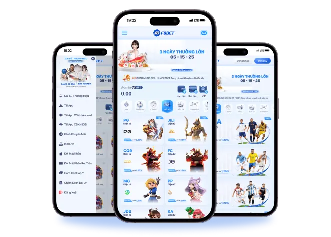 Giao diện ứng dụng di động i9bet