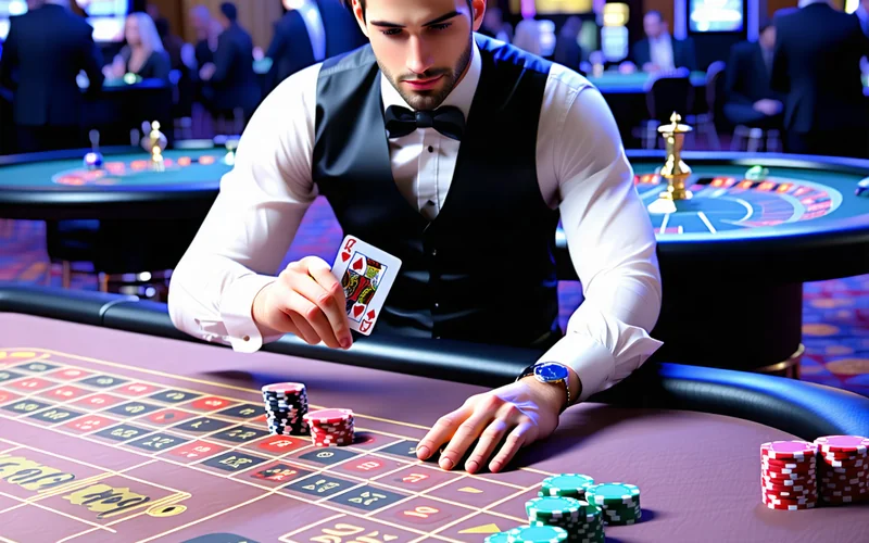 Giao diện sòng bạc trực tuyến của i9bet với các trò Baccarat, Roulette, Blackjack, có dealer người thật, tạo cảm giác chân thực như đang ở casino truyền thống