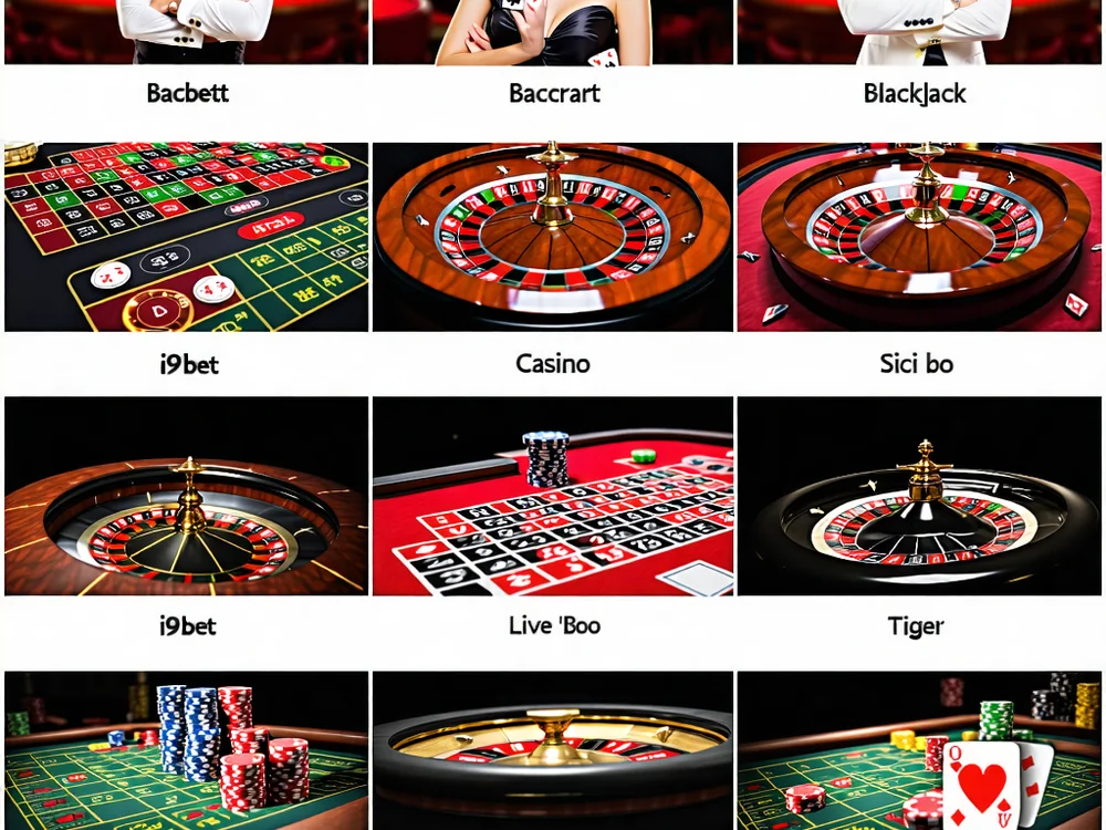 Các trò chơi sòng bạc trực tuyến đa dạng tại i9bet