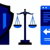 Biểu tượng tính hợp pháp, công bằng và minh bạch trong xử lý dữ liệu của i9bet