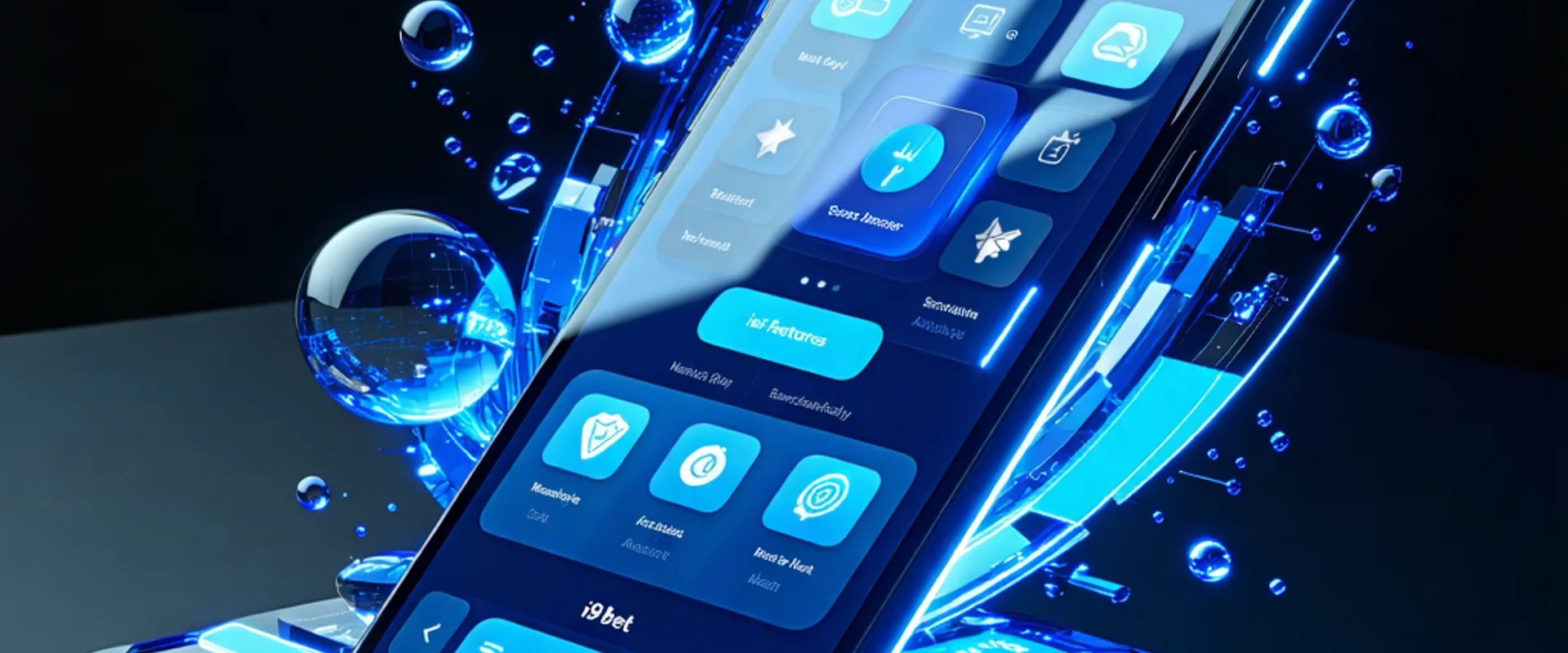 Giao diện ứng dụng i9bet hiển thị các bản cập nhật mới nhất