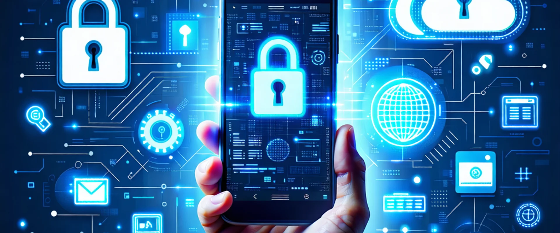 Hình ảnh banner bảo mật ứng dụng i9bet trên di động