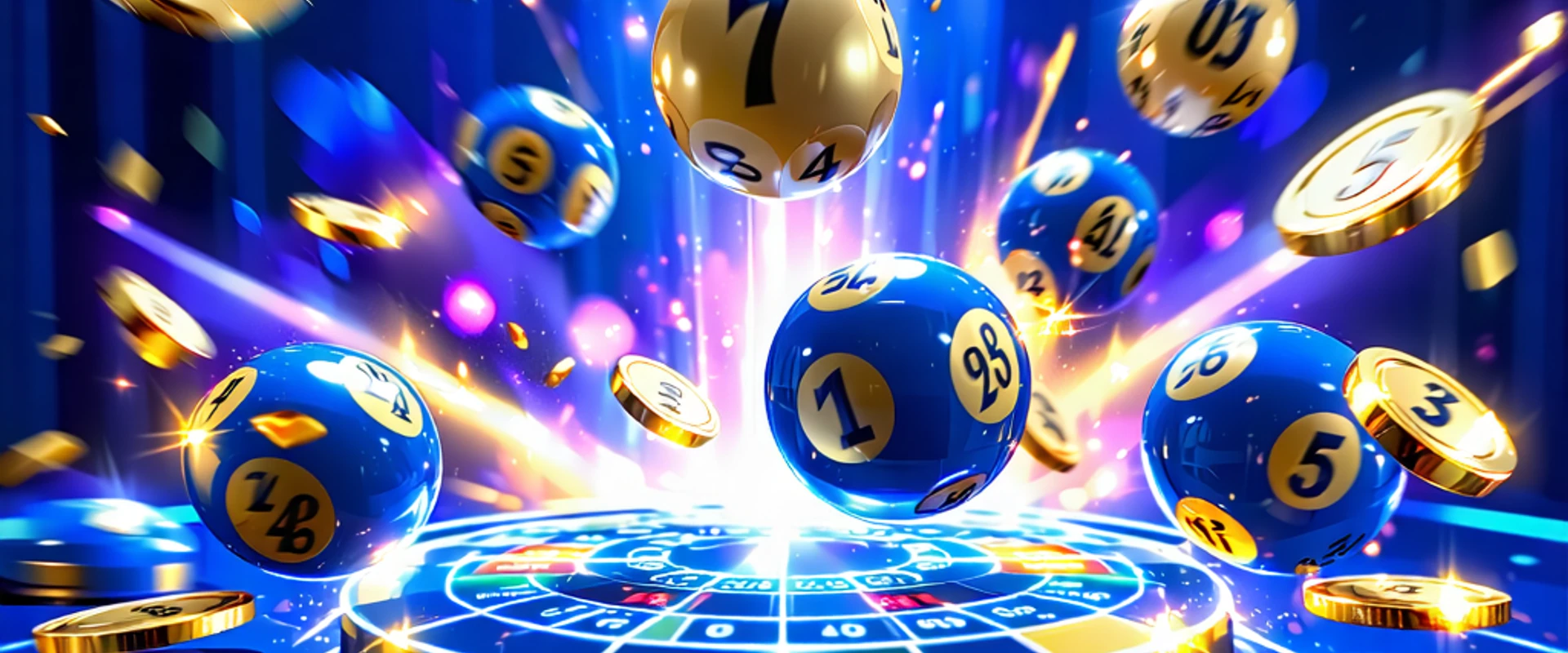 Hình ảnh tổng quan về các loại hình xổ số tại i9bet, i9bet41, nhà cái uy tín, với các biểu tượng may mắn và giải thưởng lớn.