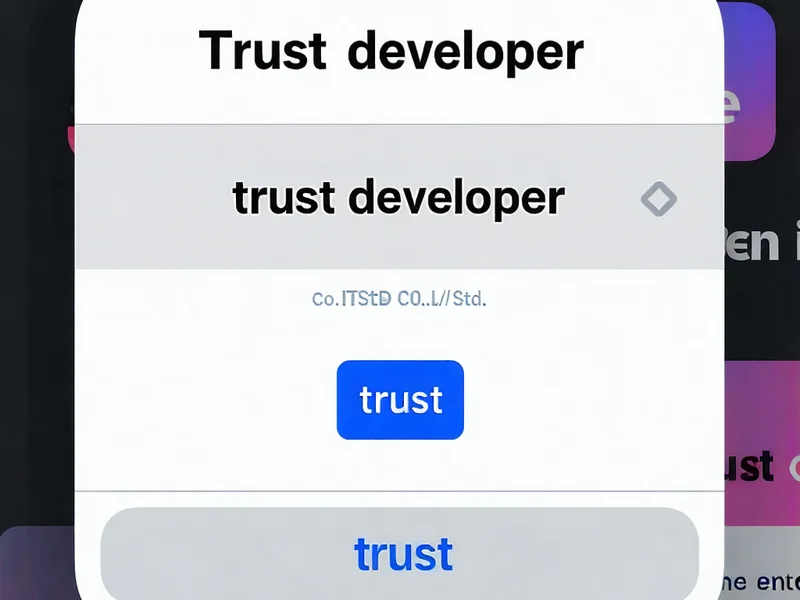 Xác nhận cấp quyền tin cậy cho ứng dụng i9bet trên iOS, hoàn tất quá trình cài đặt và cho phép người dùng trải nghiệm i9bet41.