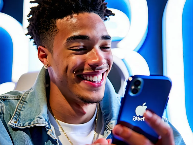 Người dùng đang thao tác trên ứng dụng i9bet, thể hiện sự tiện lợi và đa dạng trò chơi