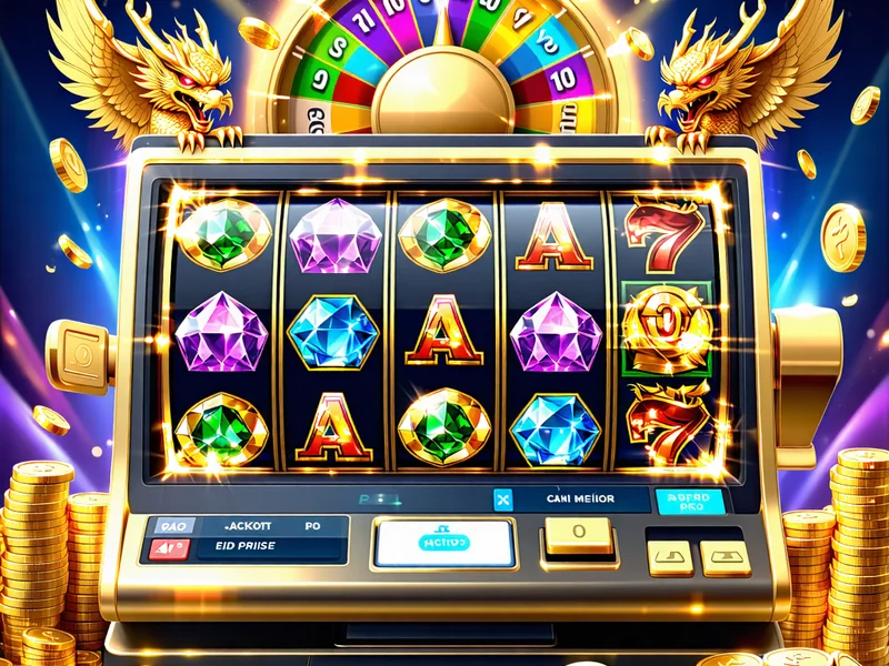 Hình ảnh một tựa game slot mới của i9bet, i9bet41 với đồ họa rực rỡ, biểu tượng may mắn và vòng quay jackpot, thu hút người chơi.