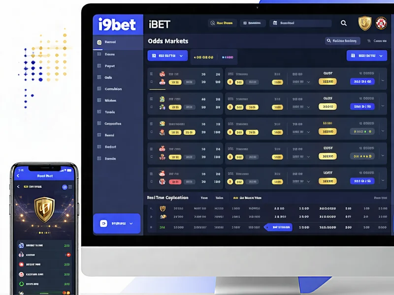 Giao diện hiển thị các loại tỷ lệ cược khác nhau trên nền tảng i9bet, với các con số và biểu đồ