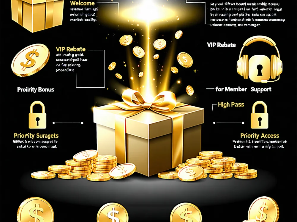 Hình ảnh tổng quan các đặc quyền và ưu đãi dành cho hội viên i9bet