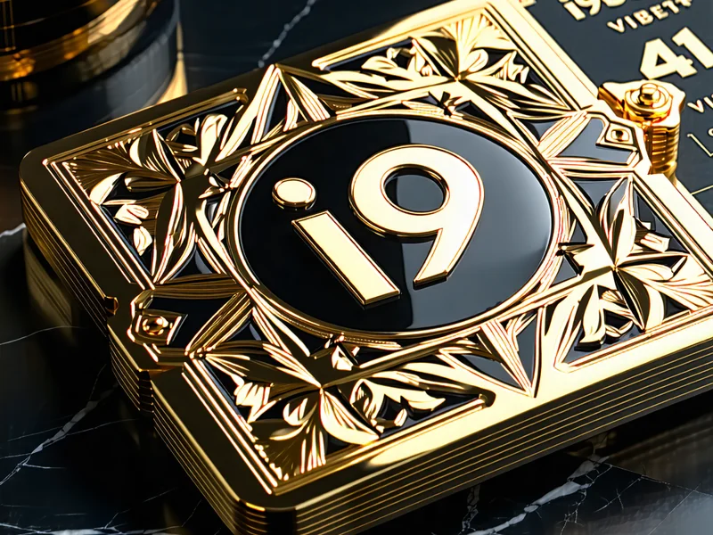 Hình ảnh huy hiệu VIP hoặc thẻ hội viên cao cấp của i9bet41, tượng trưng cho chương trình khách hàng thân thiết với các đặc quyền