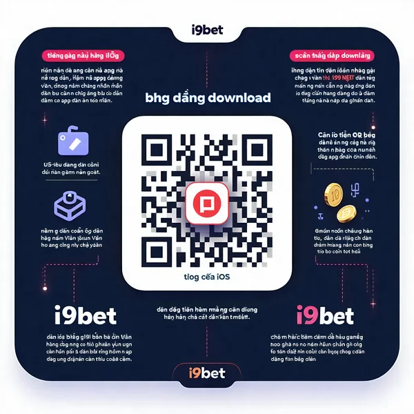 Mã QR để tải ứng dụng i9bet trên iOS, giúp người dùng dễ dàng quét và truy cập link tải ứng dụng từ nhà cái uy tín i9bet.