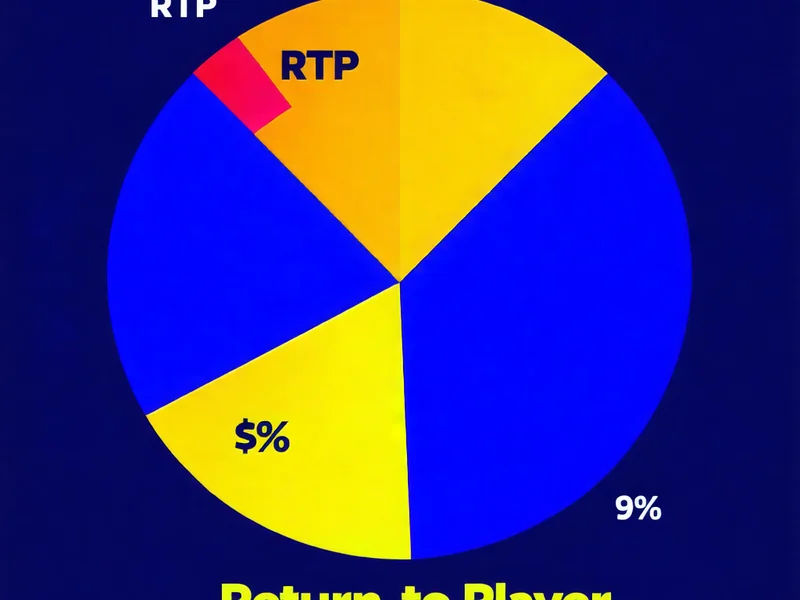 Hình ảnh biểu đồ minh họa khái niệm RTP, tỷ lệ hoàn trả cho người chơi trong game slot tại i9bet