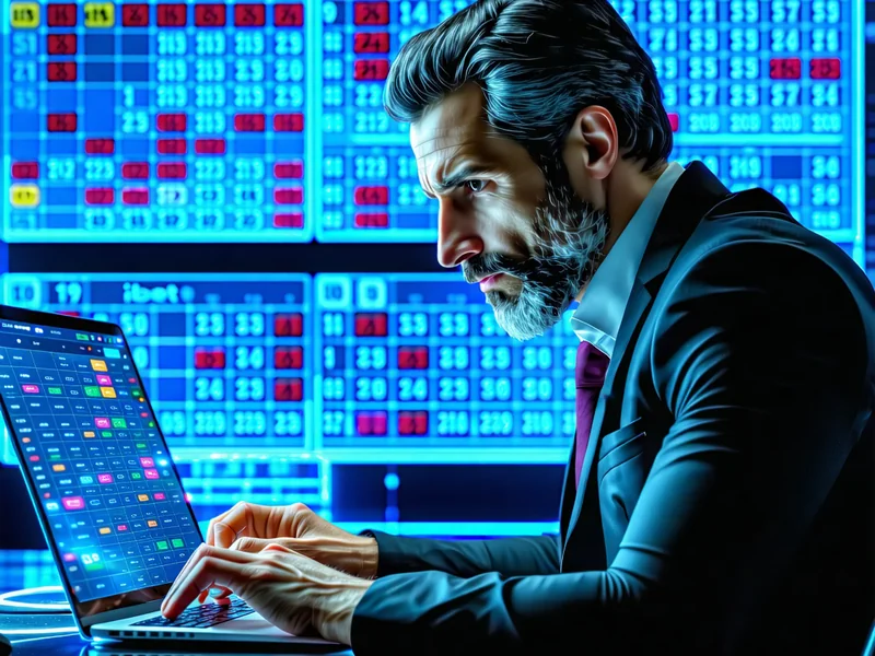 Người chơi đang phân tích các chiến lược đặt cược xổ số trên i9bet