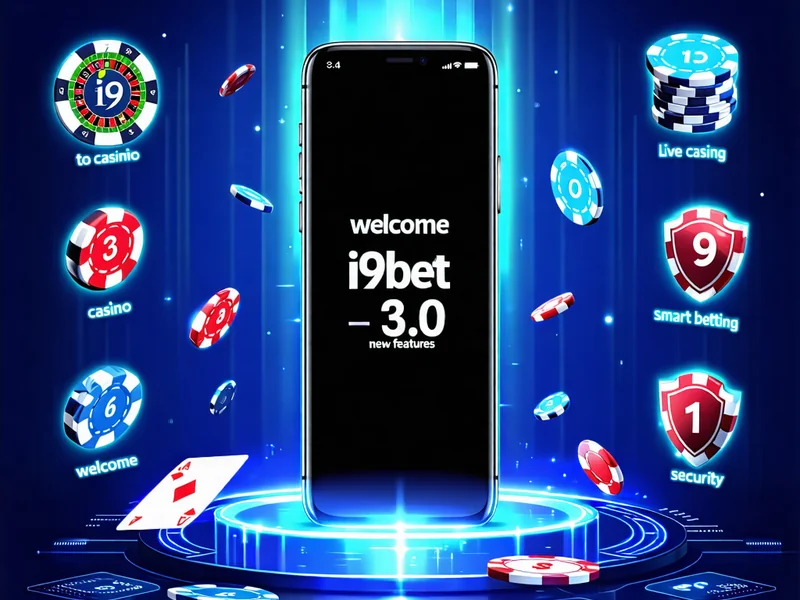 Hình ảnh ra mắt phiên bản ứng dụng i9bet 3.0 với nhiều tính năng mới nổi bật