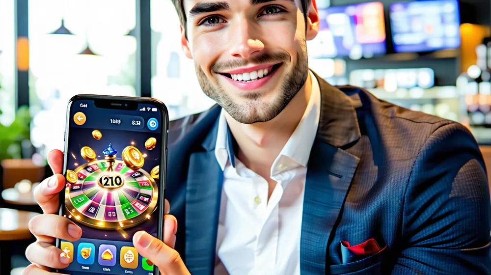 Người dùng đang trải nghiệm ứng dụng i9bet, i9bet41 mượt mà trên điện thoại